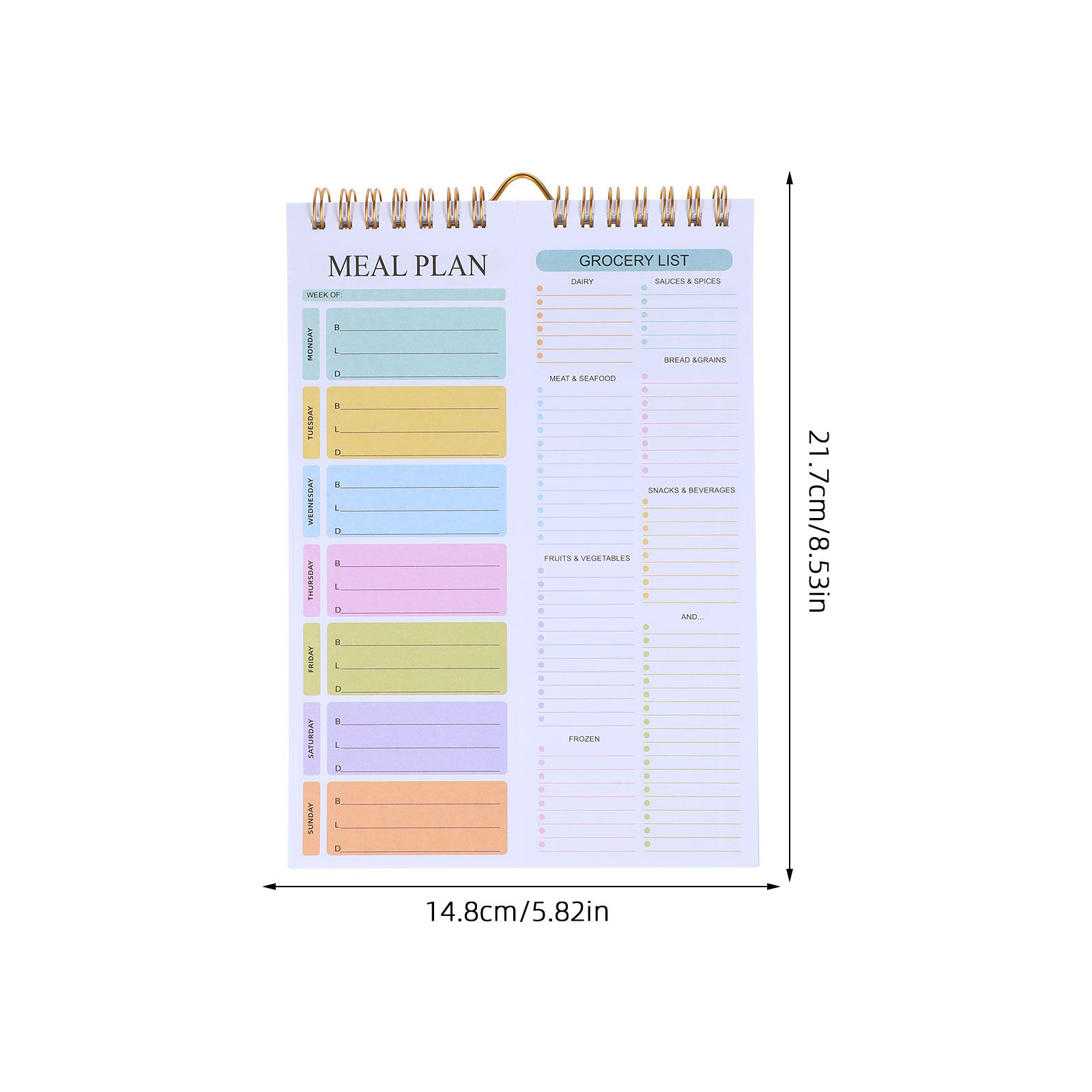 Weekly Meal Planner Notebook A – Meal Prep Menu Bewertung und Preis