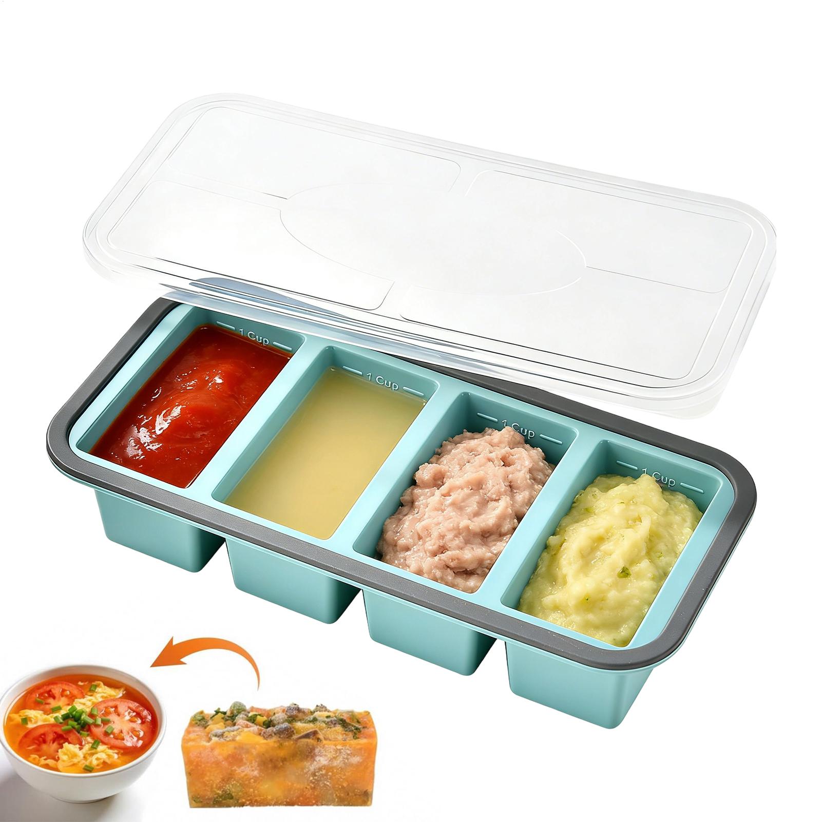 Silicone Freezer Tray Mold wit – Meal Prep Oatmeal Bewertung und Preis