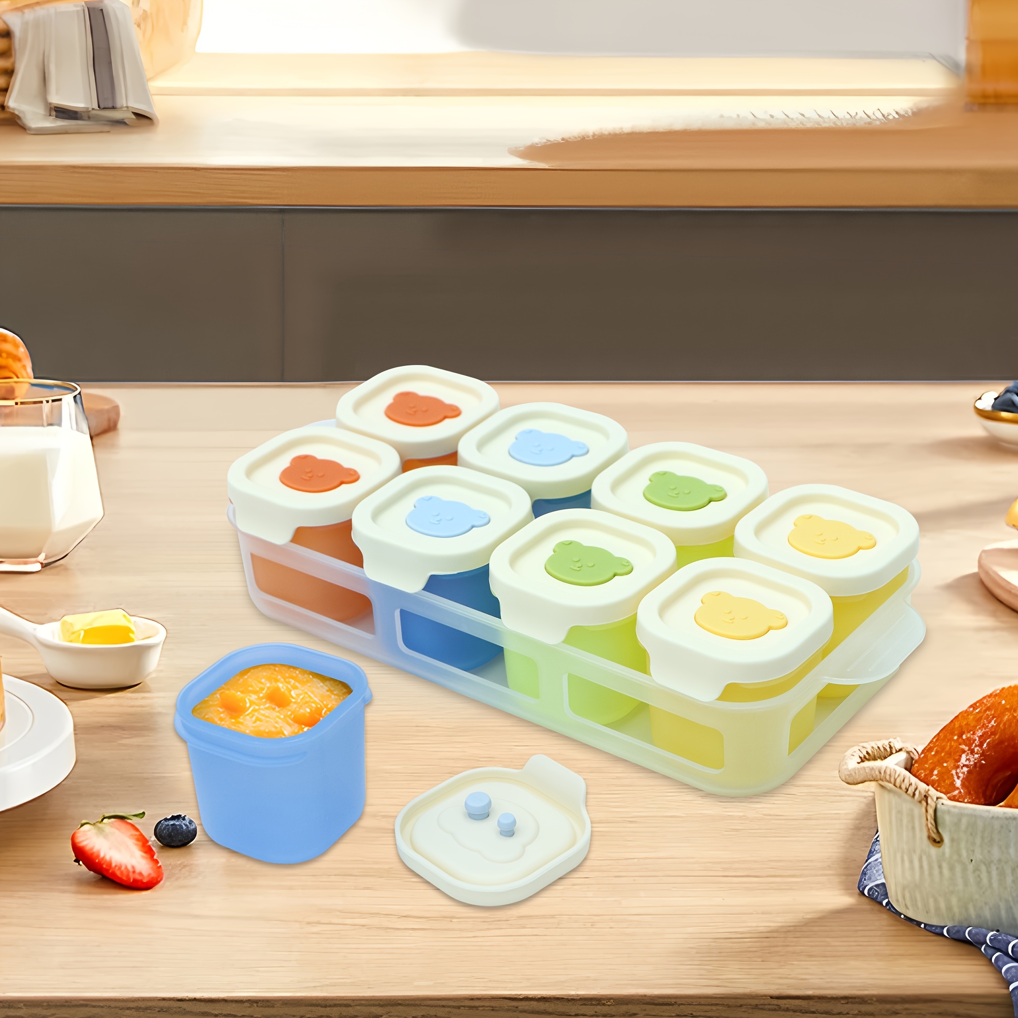 9pcs Silicone Food Storage Con – Meal Prep Oatmeal Bewertung und Preis