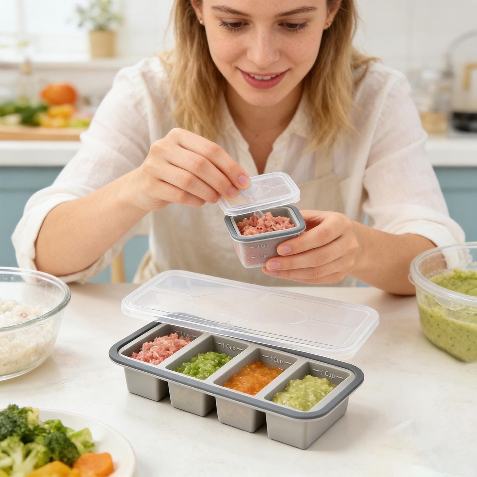 Silicone Freezer Molds Easy Re – Meal Prep Menu Bewertung und Preis