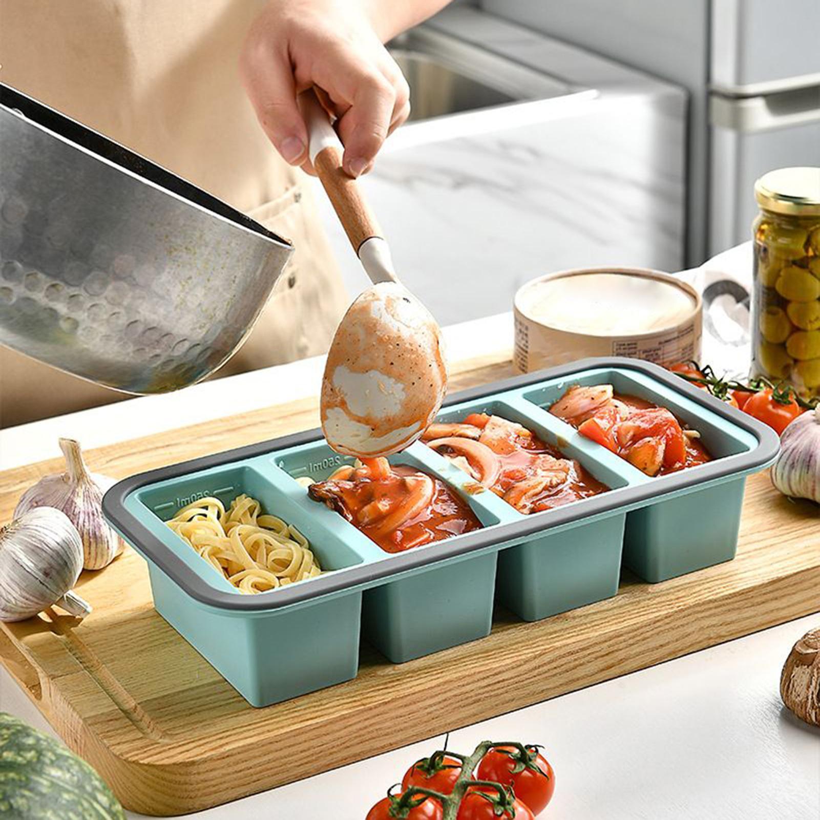 Silicone Freezer Molds Easy Re – Meal Prep Menu Bewertung und Preis