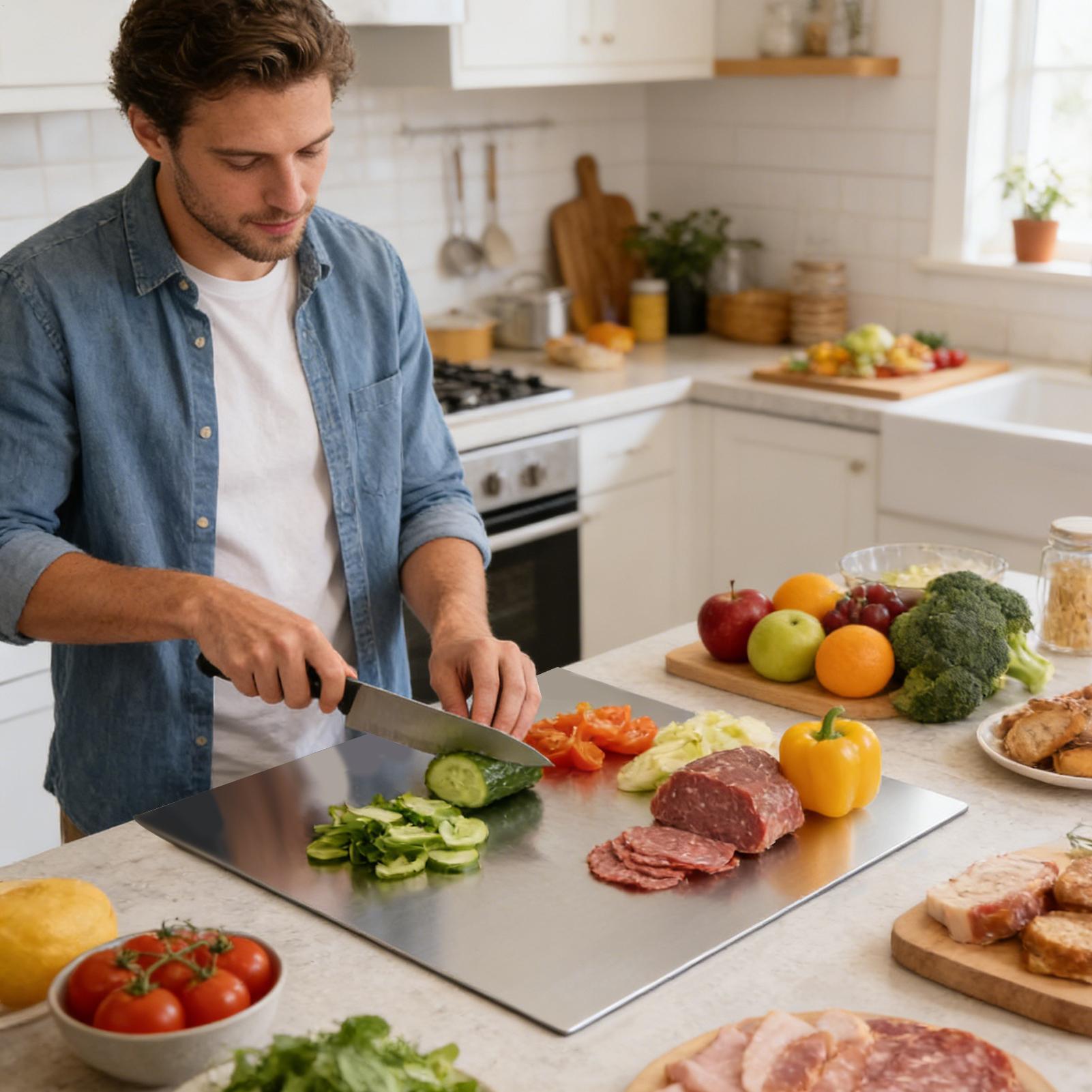 Stainless Steel Cutting Board  – Meal Prep For Cutting Bewertung und Preis