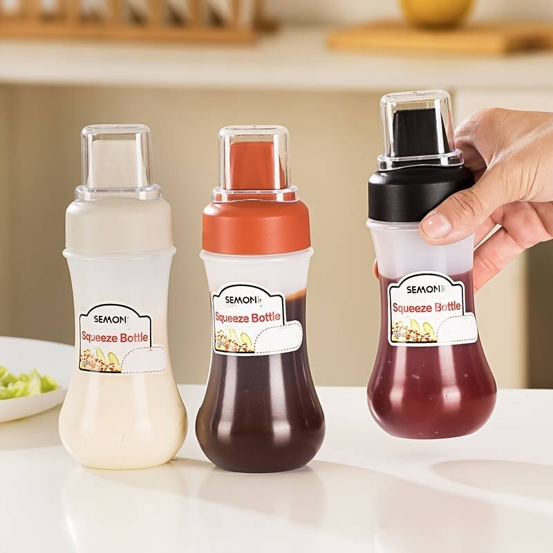 3pcs Squeeze Sauce Bottle Leak – Herb Keeper Bottle Bewertung und Preis