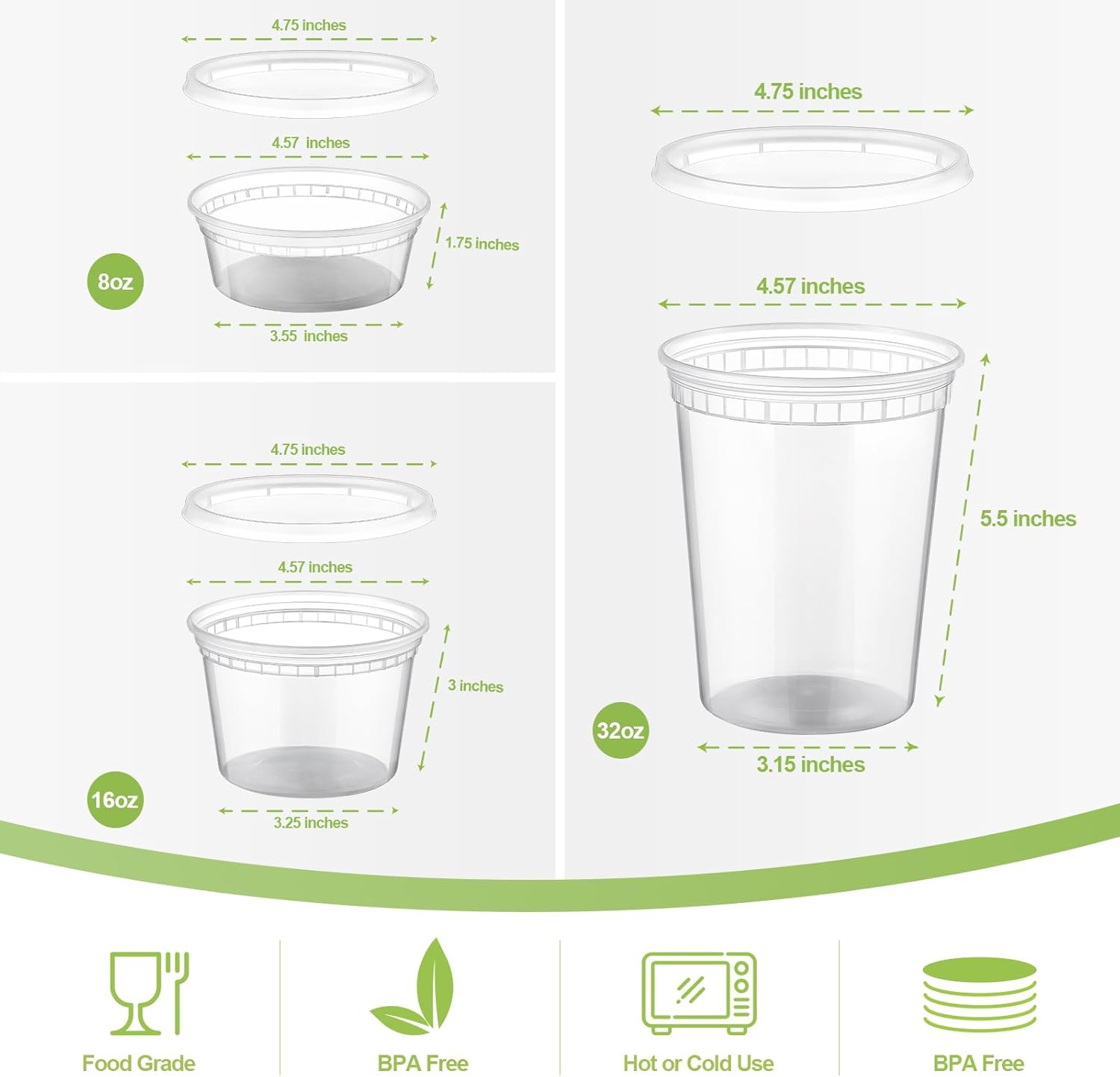 24 Pack Plastic Food Container – Meal Prep Freezer Bewertung und Preis