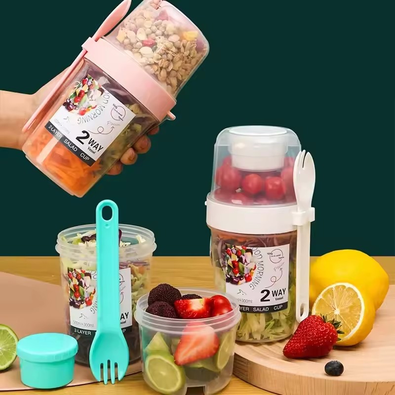Salad Oatmeal Cup 500ml+300ml  – Meal Prep Oatmeal Bewertung und Preis