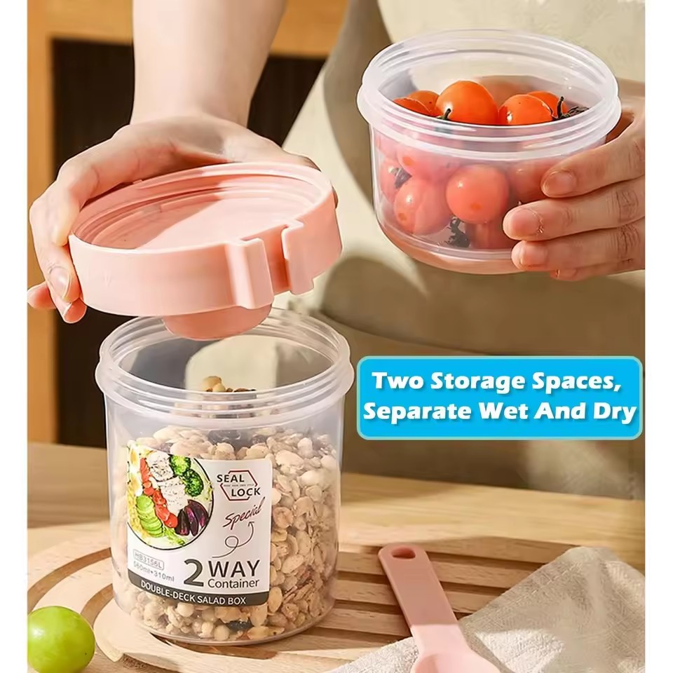 Salad Oatmeal Cup 500ml+300ml  – Meal Prep Oatmeal Bewertung und Preis