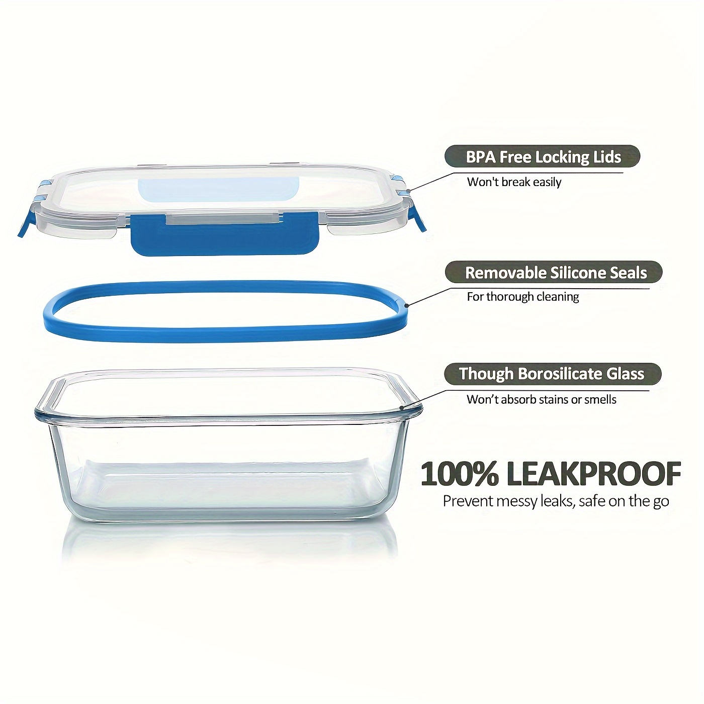 17pcs Glass Food Storage Conta – Meal Prep Freezer Bewertung und Preis