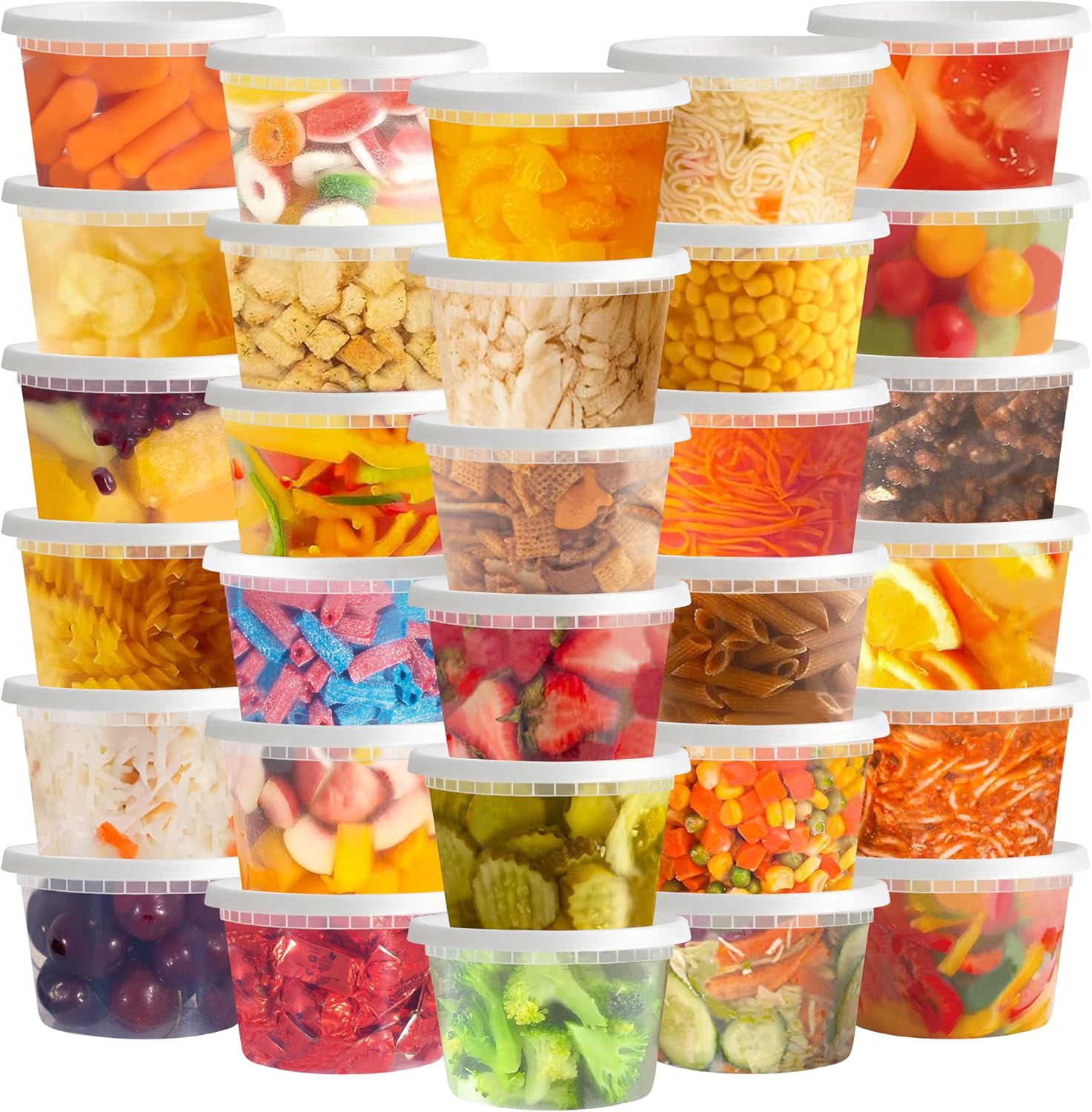 50 Sets 16 oz Plastic Deli Con – Meal Prep Freezer Bewertung und Preis