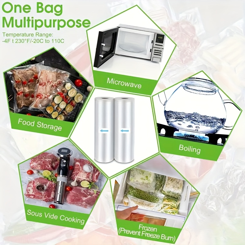 3m/roll vacuum seal bags - dur – Meal Prep For Cutting Bewertung und Preis