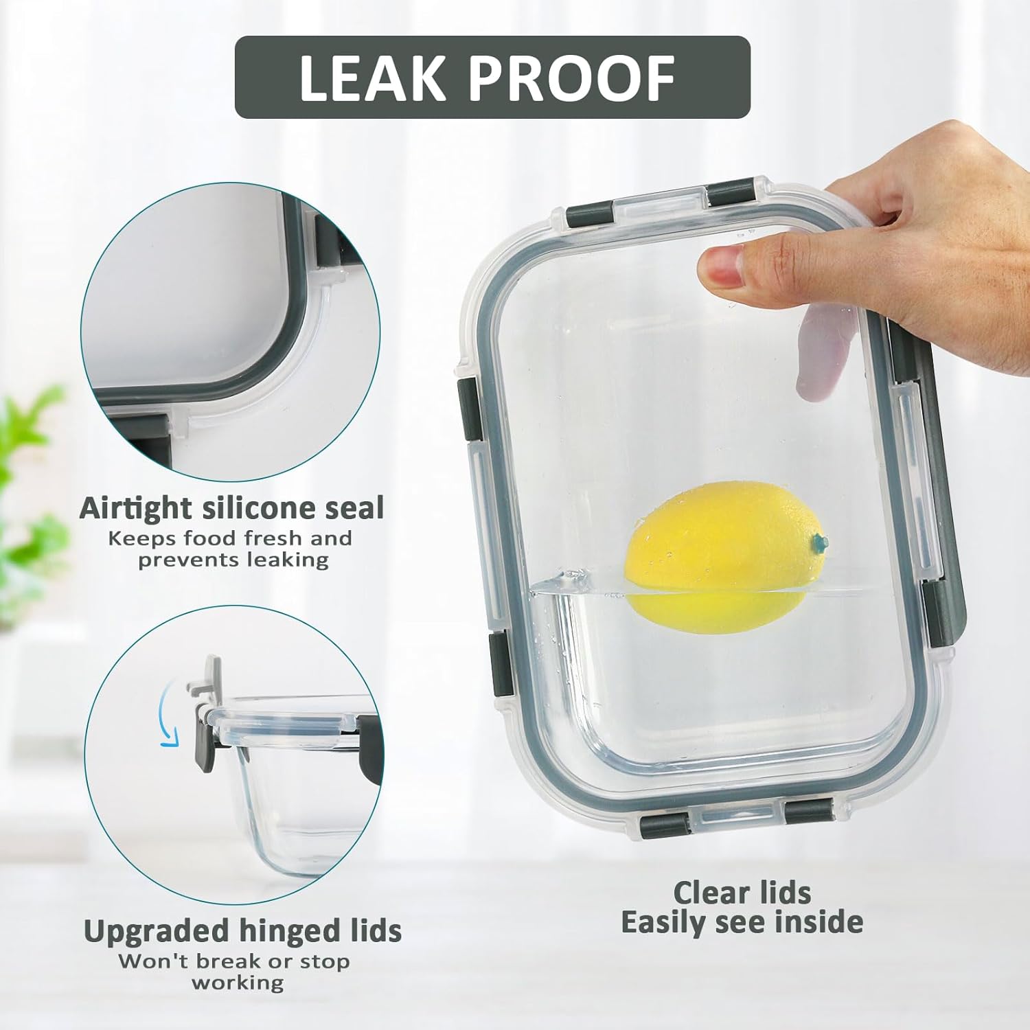 10-Pack Glass Meal Prep Contai – Meal Prep Freezer Bewertung und Preis