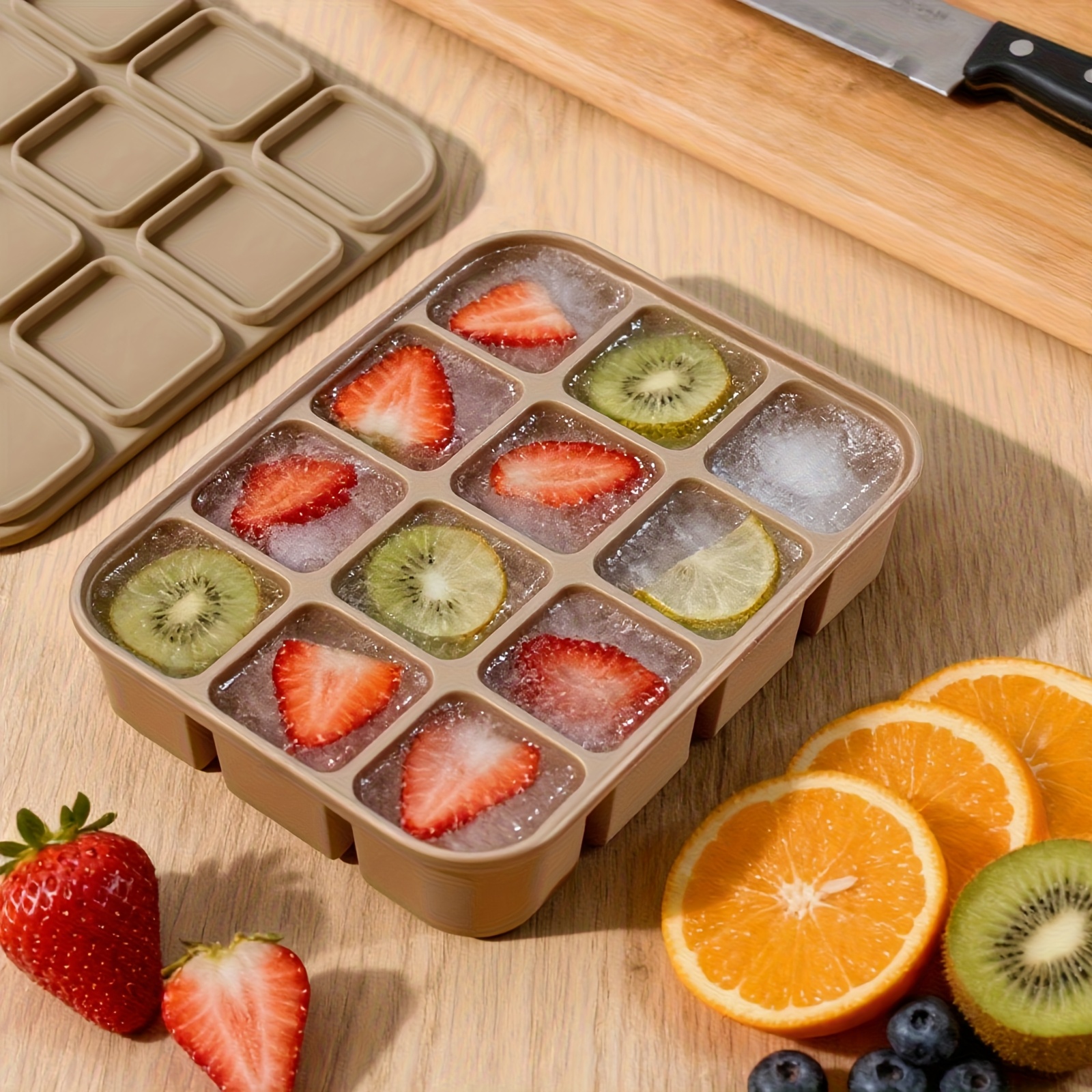 12-Cube Silicone Ice Tray with – Meal Prep Oatmeal Bewertung und Preis