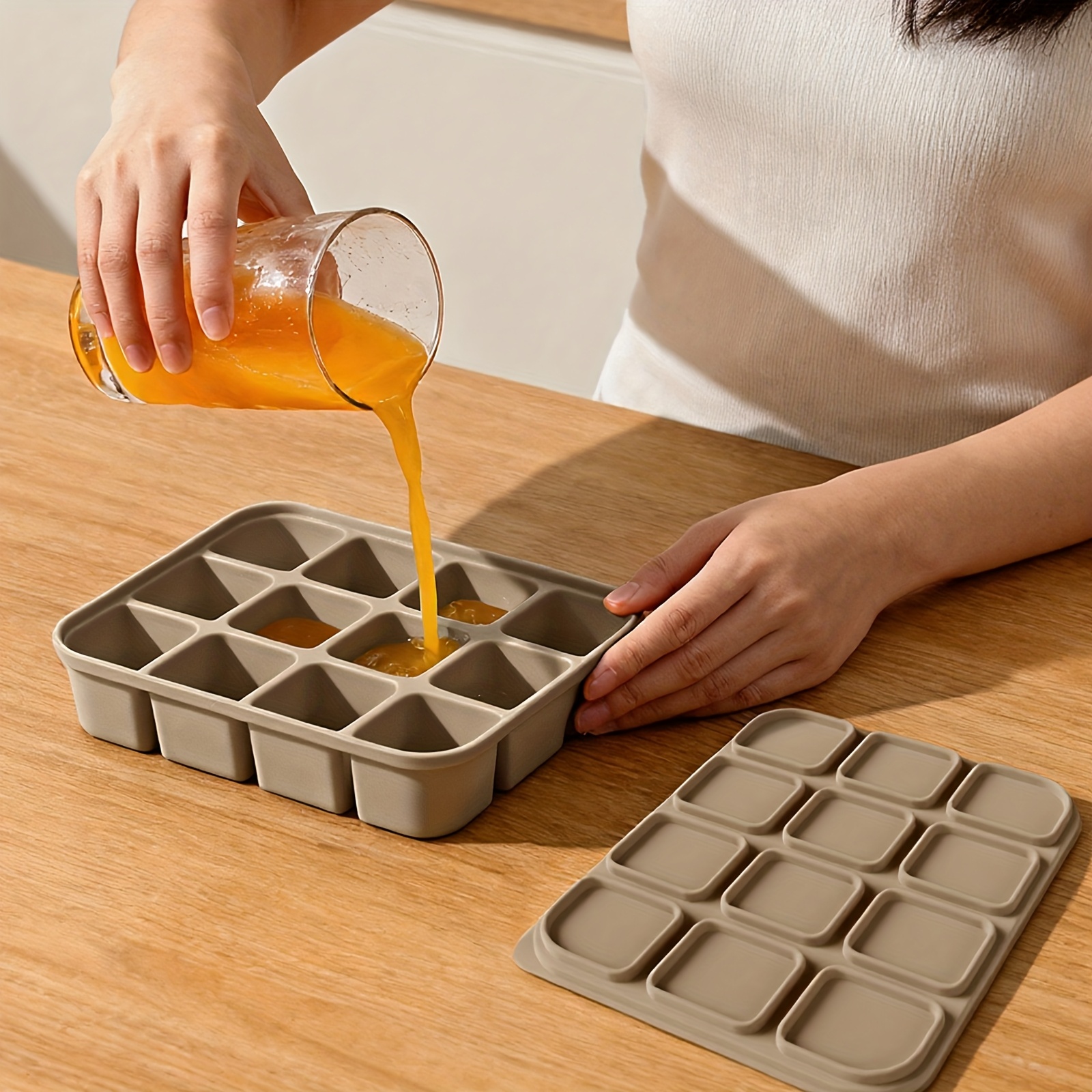 12-Cube Silicone Ice Tray with – Meal Prep Oatmeal Bewertung und Preis