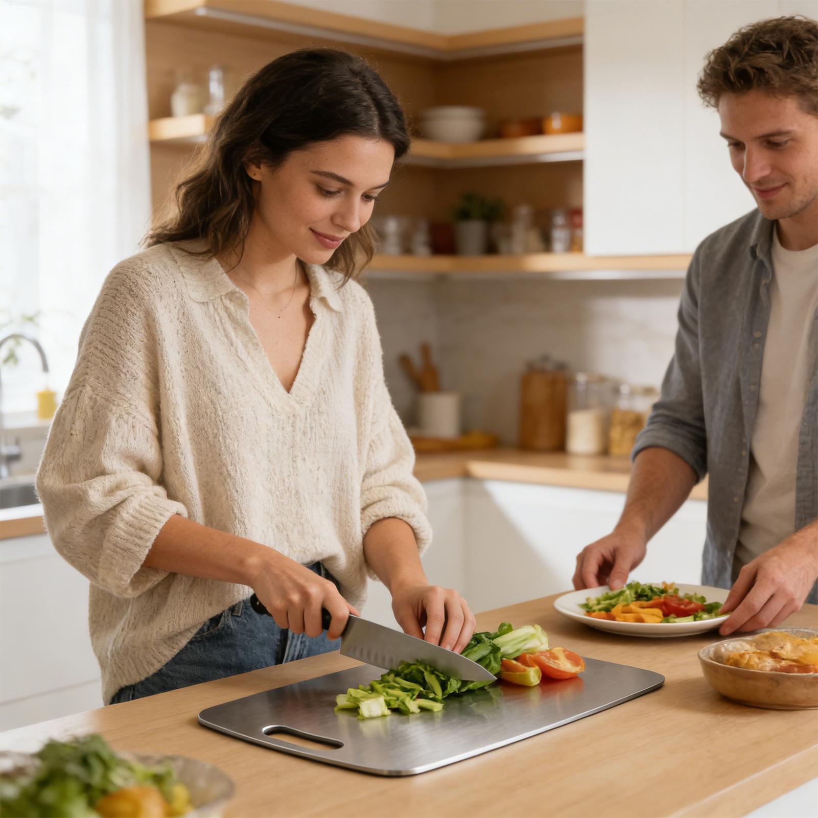 Stainless Steel Cutting Board  – Meal Prep For Cutting Bewertung und Preis
