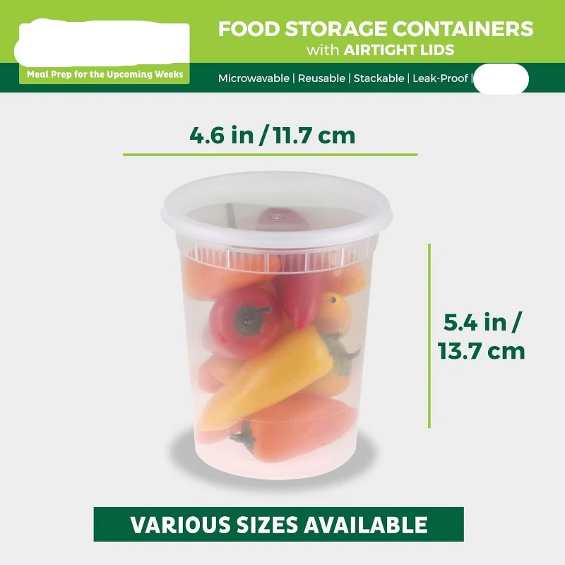 [24 Set] 8oz-32 Oz Plastic Del – Meal Prep Freezer Bewertung und Preis