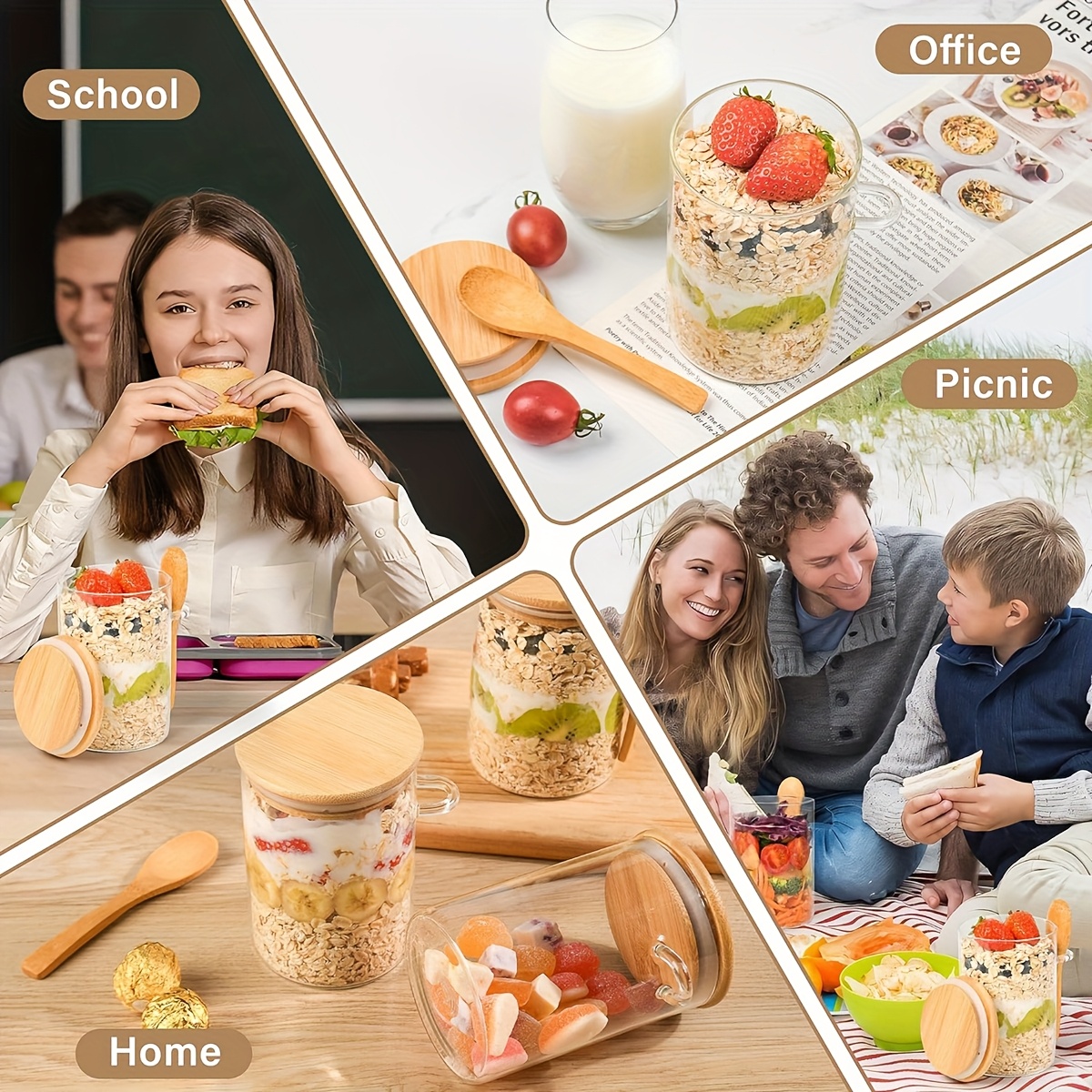 Set of 4 Or 8pcs of 16Oz Glass – Meal Prep Oatmeal Bewertung und Preis