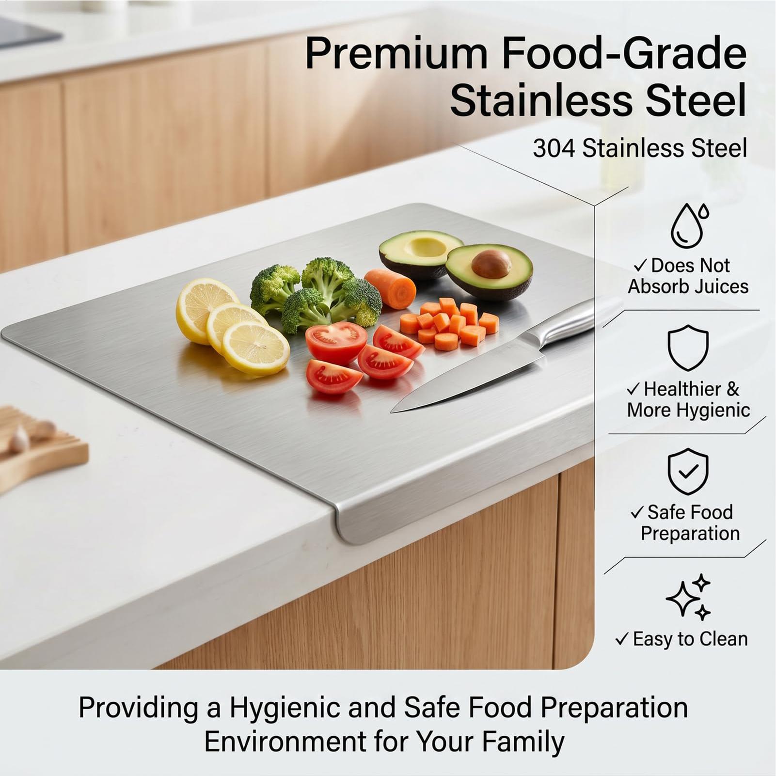 Stainless Steel Cutting Boards – Meal Prep For Cutting Bewertung und Preis