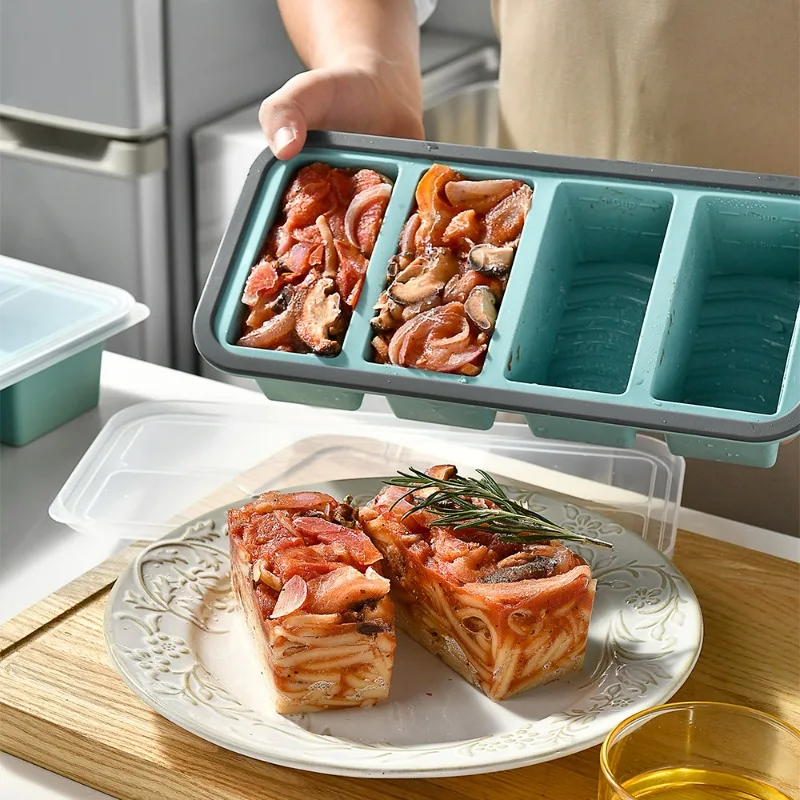 1pc Silicone Food Freezer Tray – Meal Prep Oatmeal Bewertung und Preis