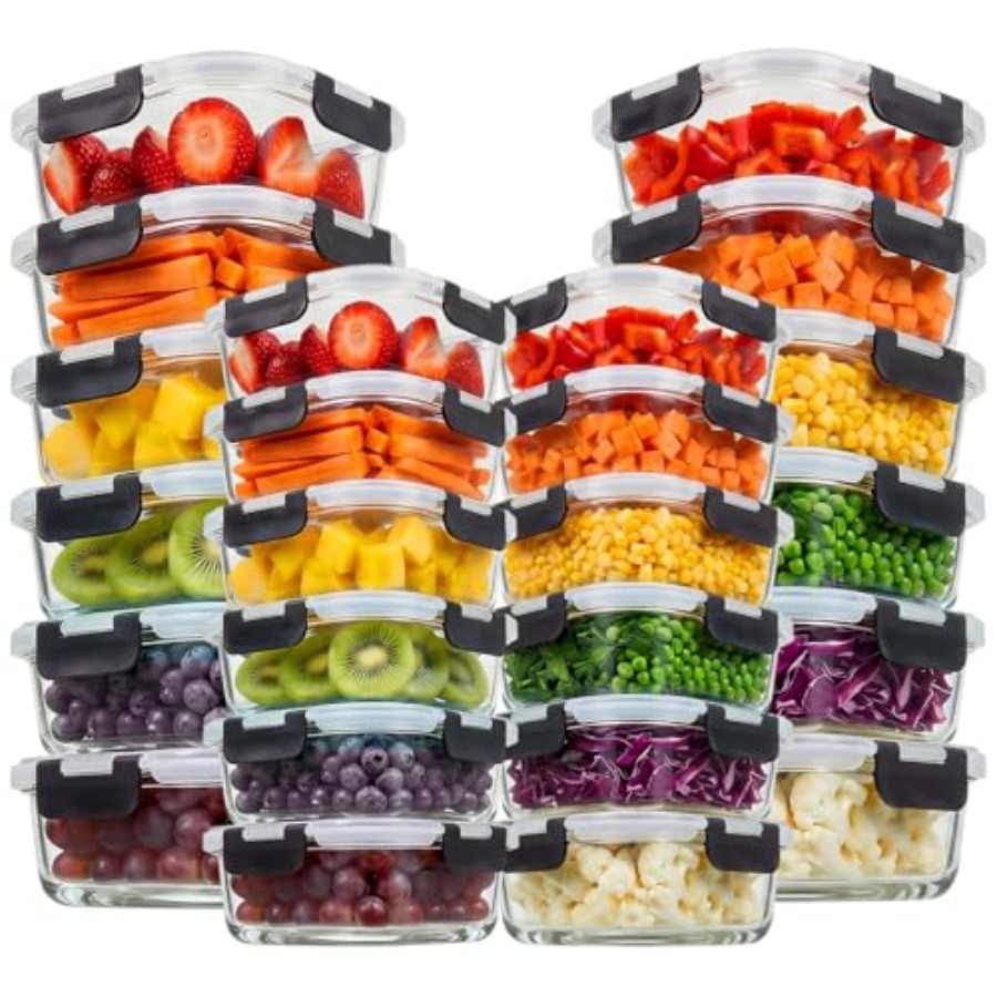 Food storage: glass, clear, ai – Meal Prep Freezer Bewertung und Preis