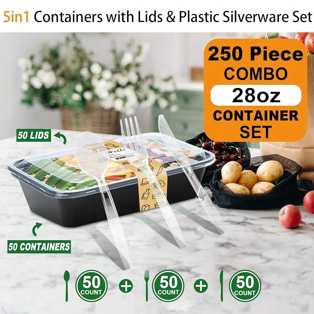Pack250Piece 28 Oz Meal Prep C – Meal Prep Freezer Bewertung und Preis