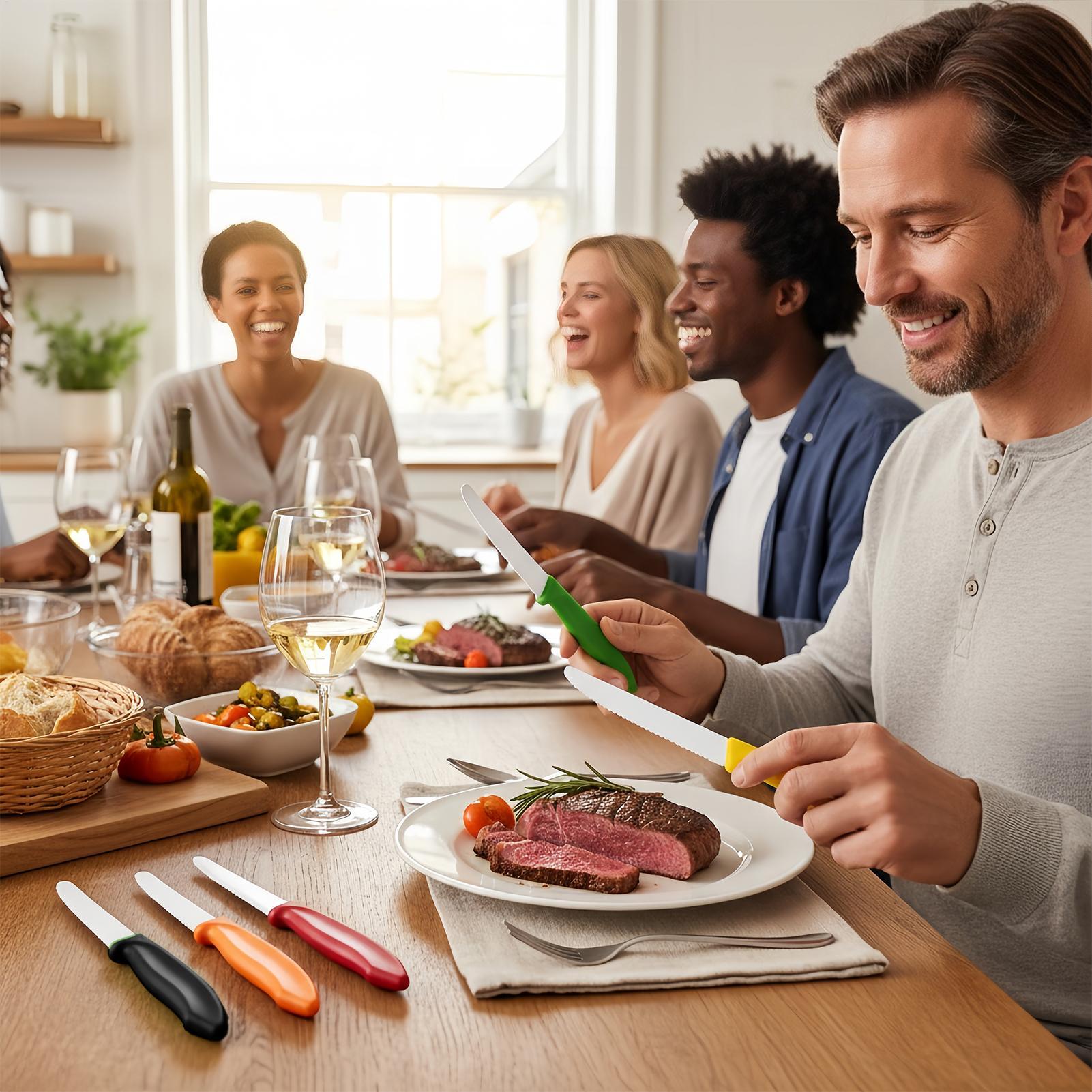 Serrated Steak Cutter 5 Pieces – Meal Prep For Cutting Bewertung und Preis