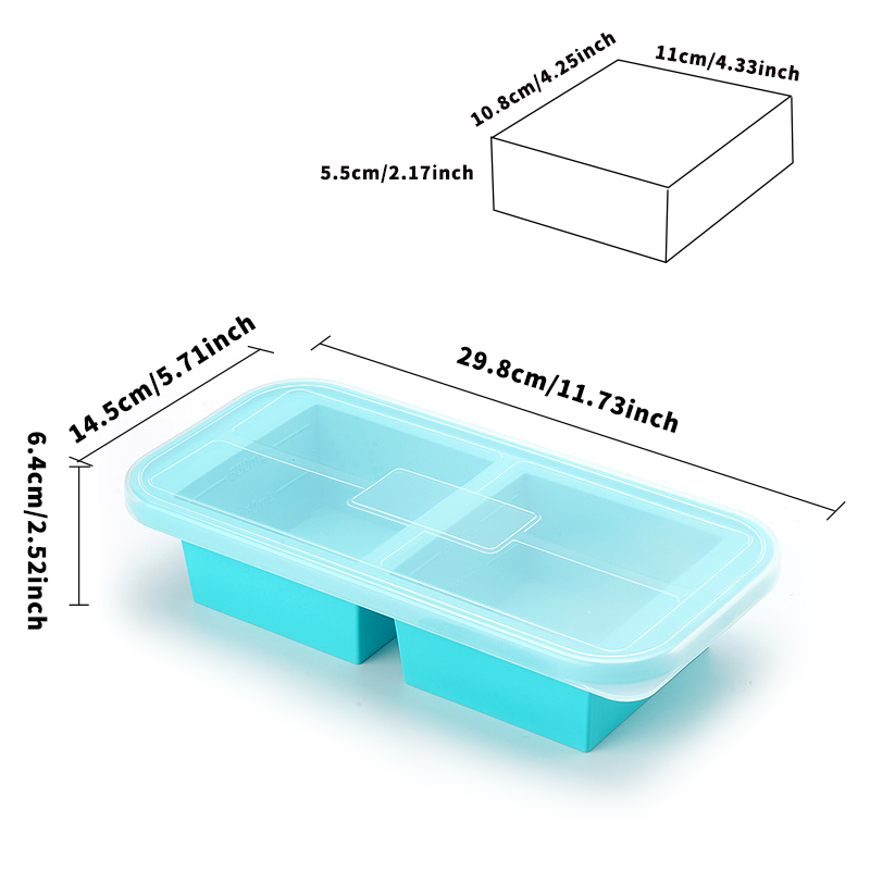 2 Silicone Freezer Molds with  – Meal Prep Oatmeal Bewertung und Preis