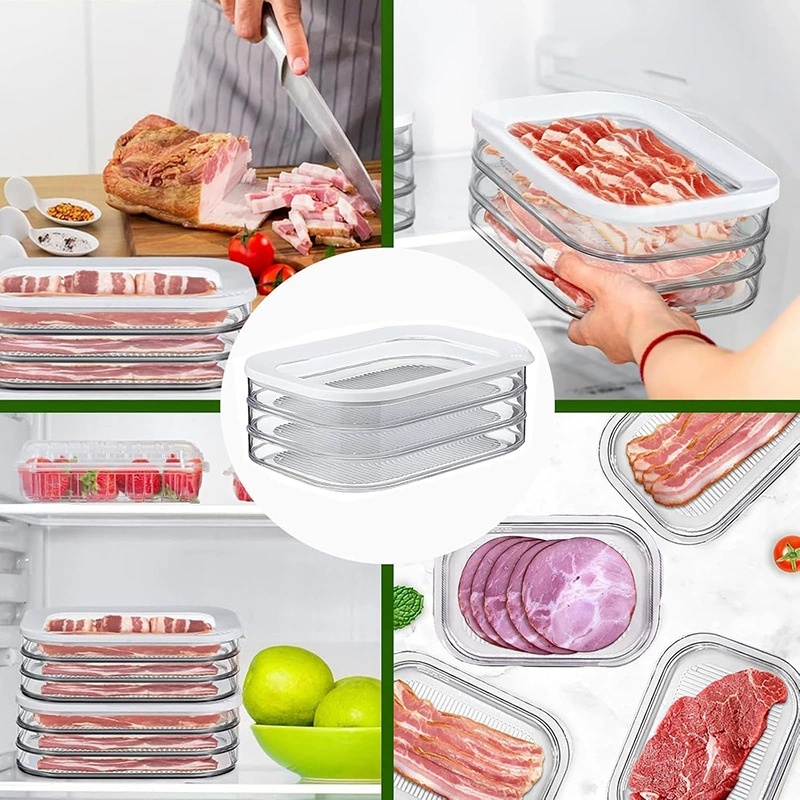 Meat Container for Fridge, Sta – Meal Prep For Cutting Bewertung und Preis