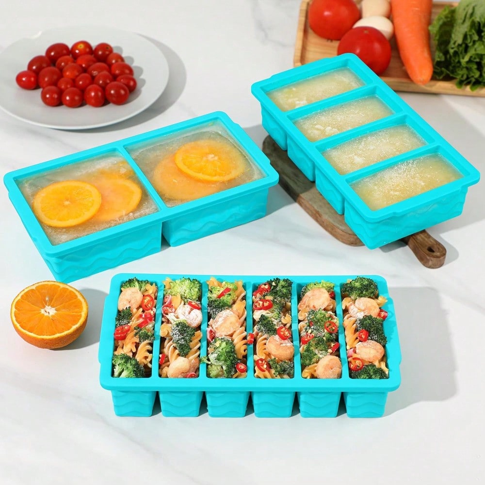 3-Pack Silicone Freezer Trays  – Meal Prep Freezer Bewertung und Preis
