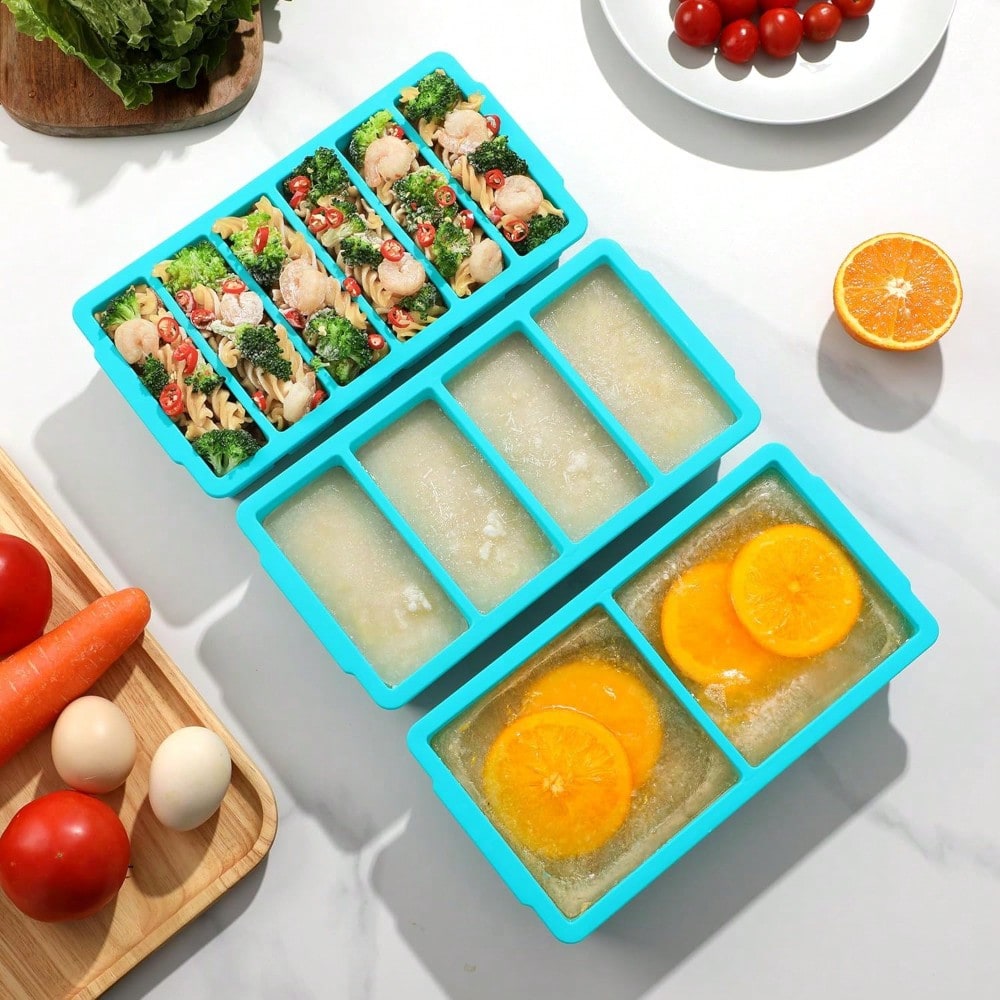 3-Pack Silicone Freezer Trays  – Meal Prep Freezer Bewertung und Preis