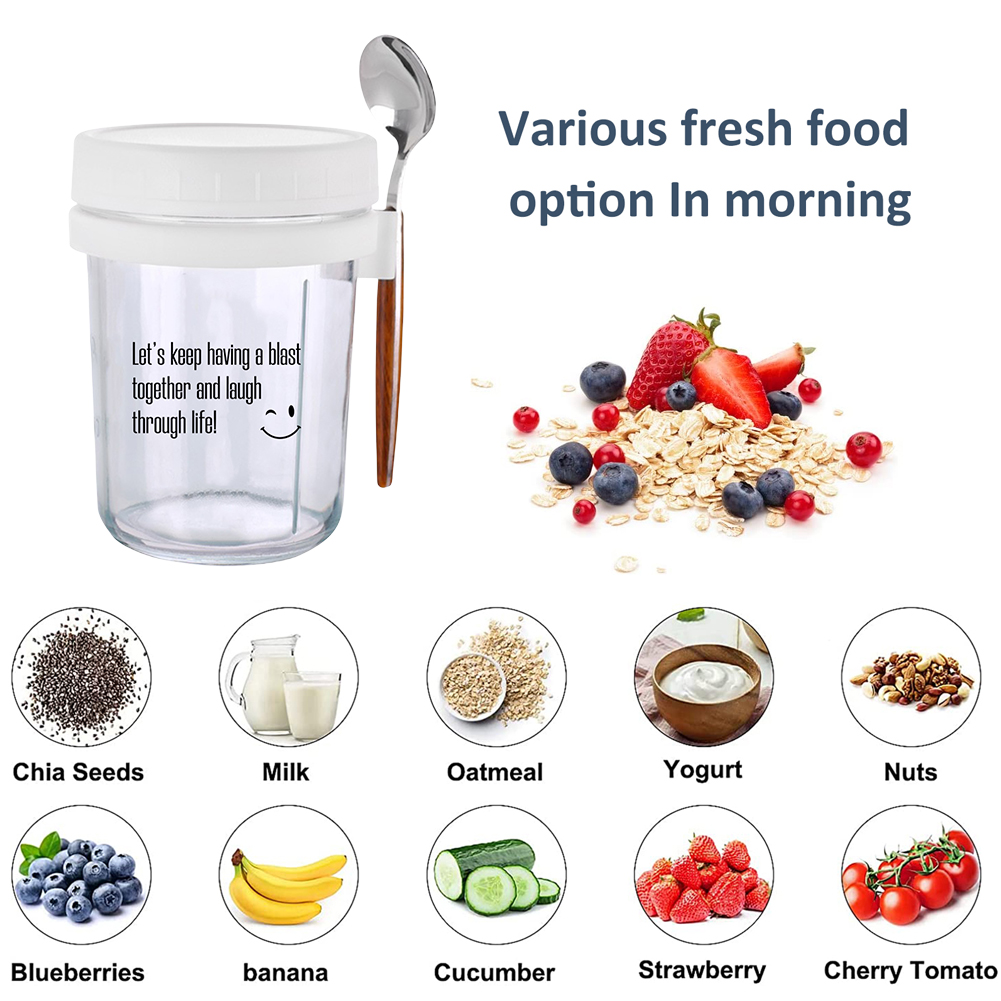 Milk Cereal Fruit Oatmeal Jars – Meal Prep Oatmeal Bewertung und Preis