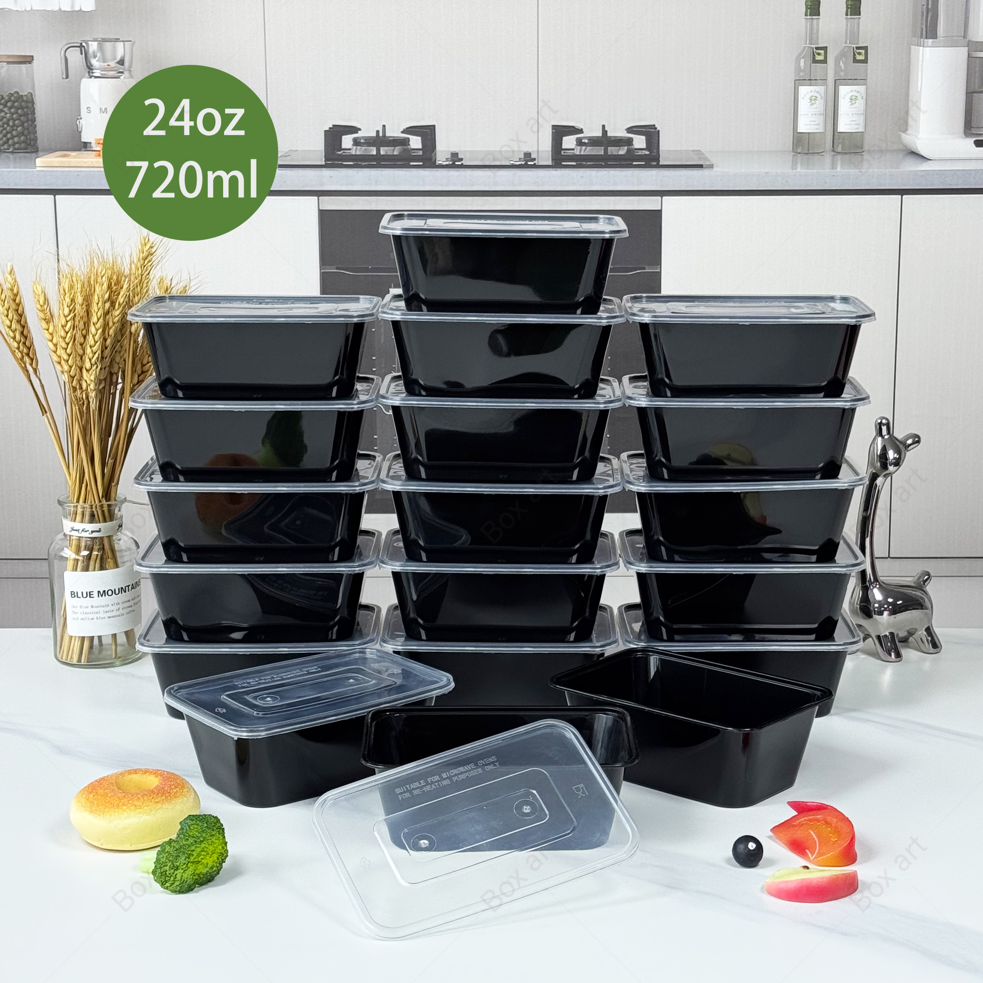 15/50Pcs, 720ml Rectangular Me – Meal Prep Menu Bewertung und Preis