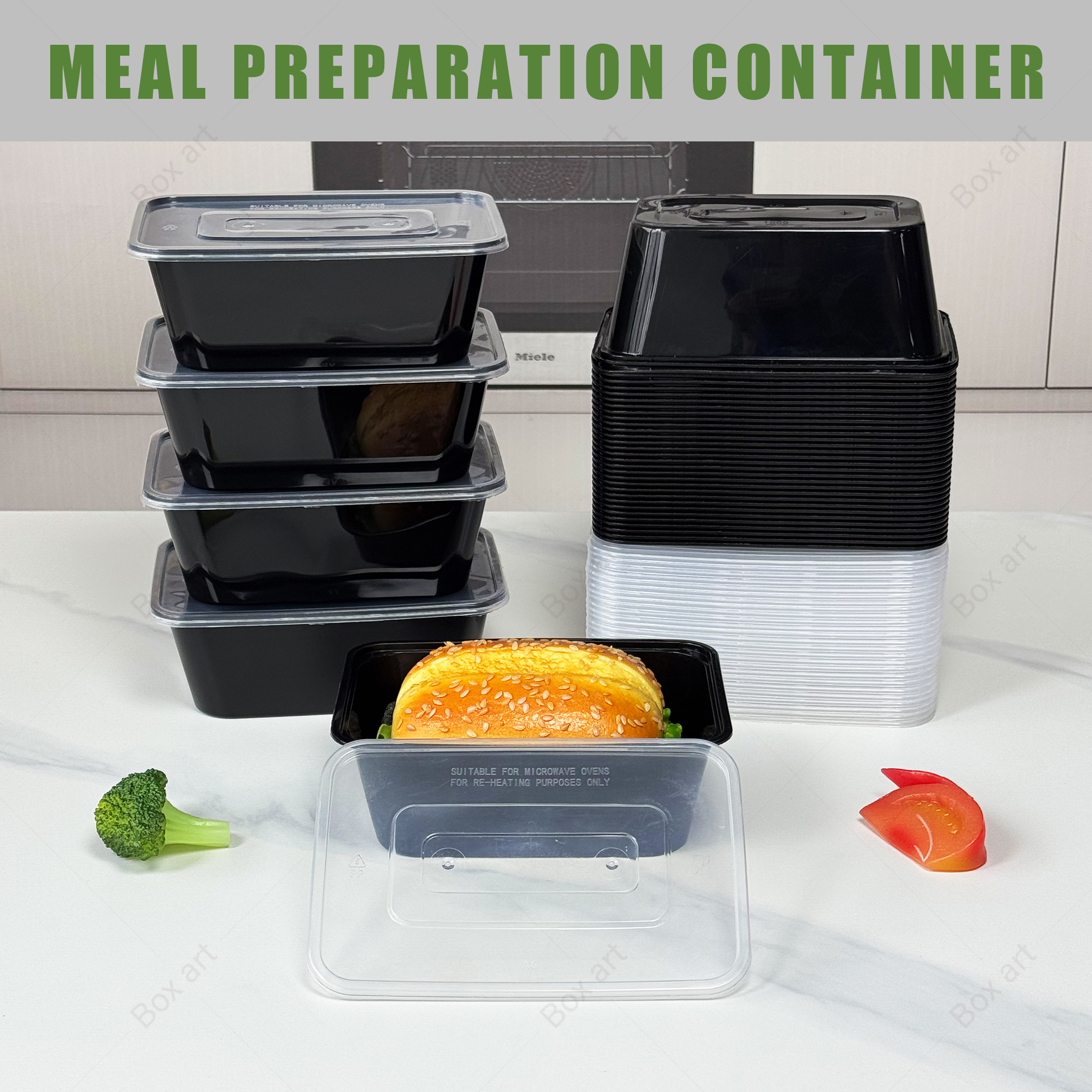 15/50Pcs, 720ml Rectangular Me – Meal Prep Menu Bewertung und Preis