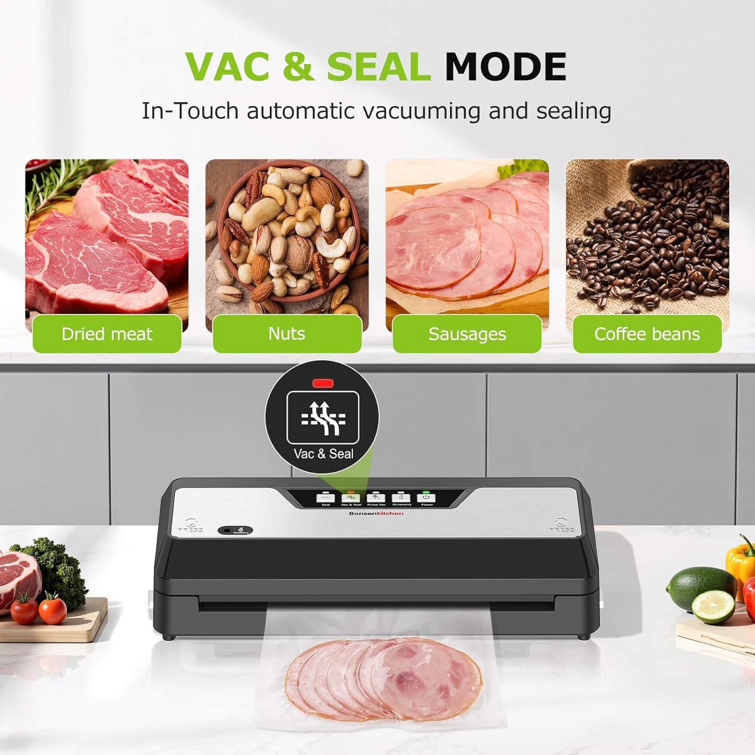 Vacuum Sealer Machine with Bui – Meal Prep For Cutting Bewertung und Preis