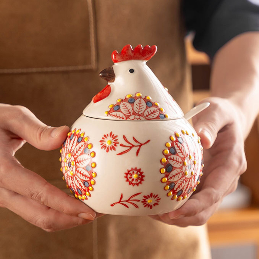 Cute Chicken Seasoning Jar Wit – Herb Keeper Bottle Bewertung und Preis