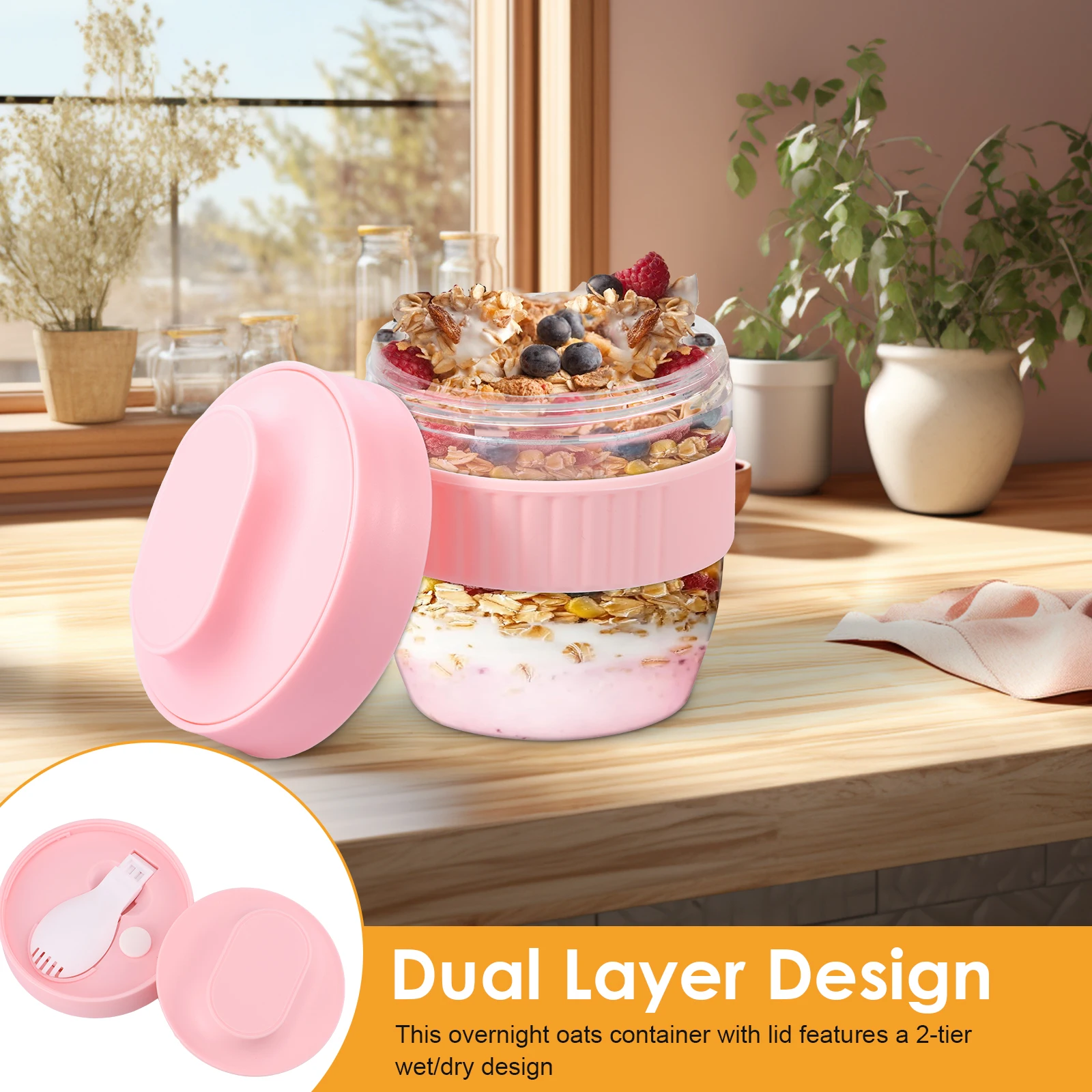 Double Layer Overnight Oats Co – Meal Prep Oatmeal Bewertung und Preis