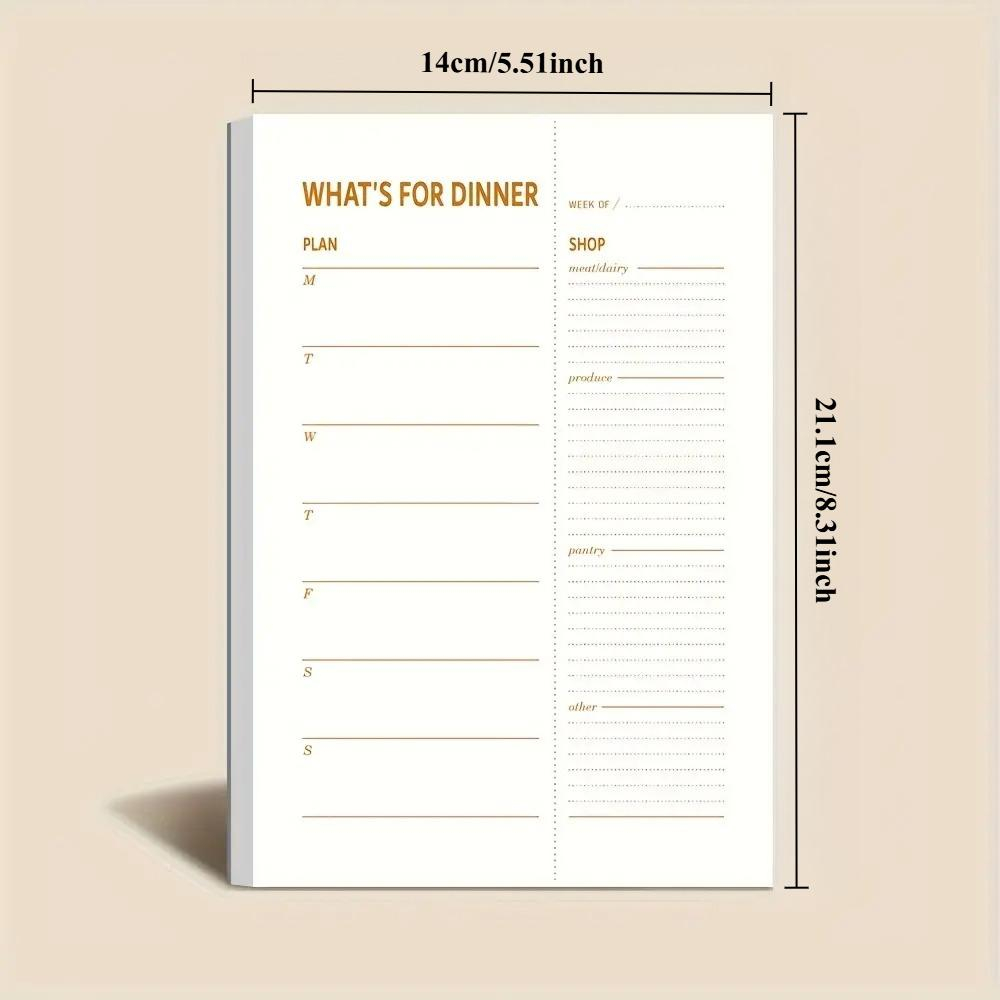 1pc Daily Diet Plan Notebook,  – Meal Prep Menu Bewertung und Preis