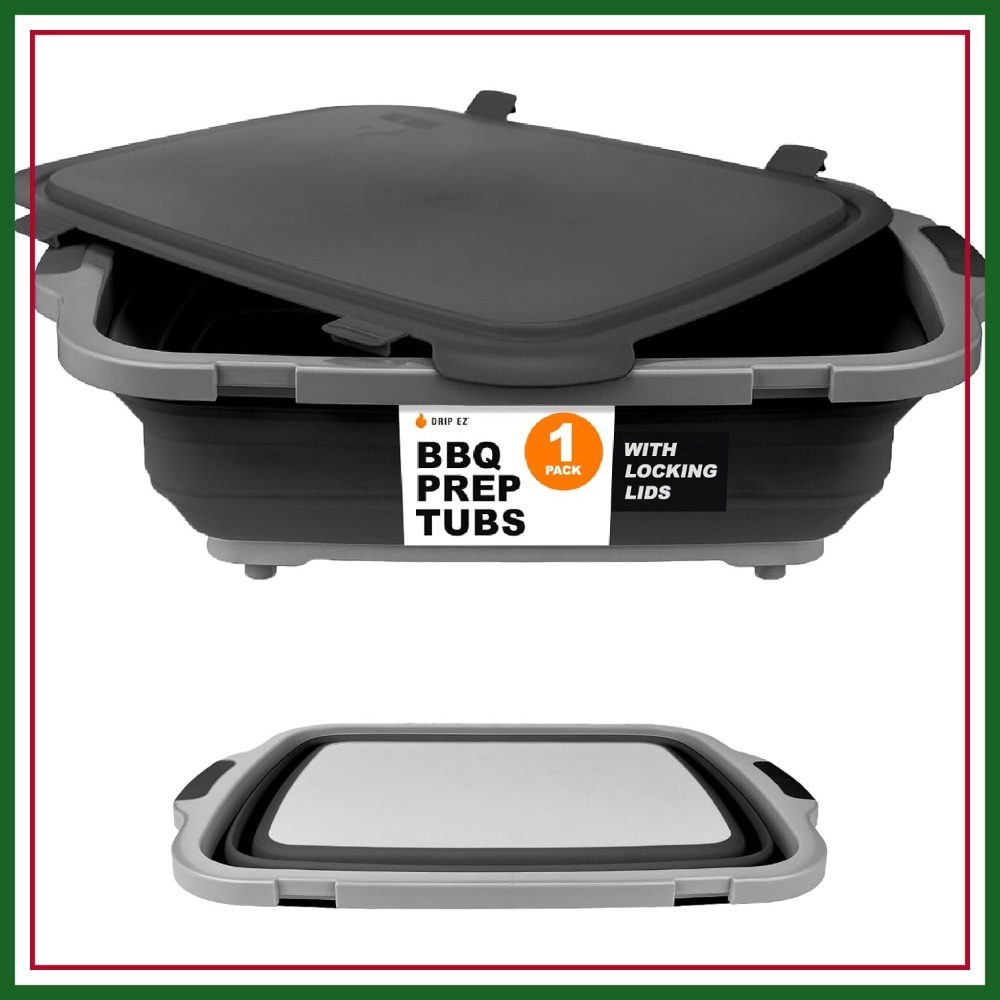 Collapsible BBQ Prep Tub - Mea – Meal Prep For Cutting Bewertung und Preis